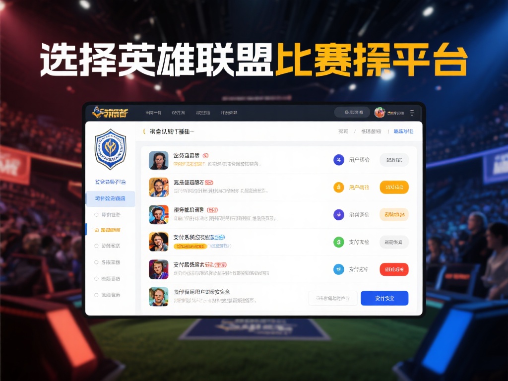 英雄联盟比赛投注平台：安全可靠的电竞竞猜新选择 (英雄联盟比赛投注平台：安全可靠的电竞竞猜新选择，值得信赖！）
